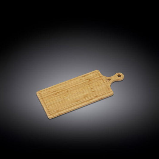 Niche Bamboo Long Serving Board With Handle 19.7" inch X 7.9" inch | 50 X 20 Cm